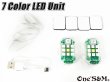 画像2: 【配線不要】 リモコン付き 爆光 ストロボ機能搭載 7Color LED 充電式LED 自転車 バイク 自動車 幅広く対応 2個1セット (2)