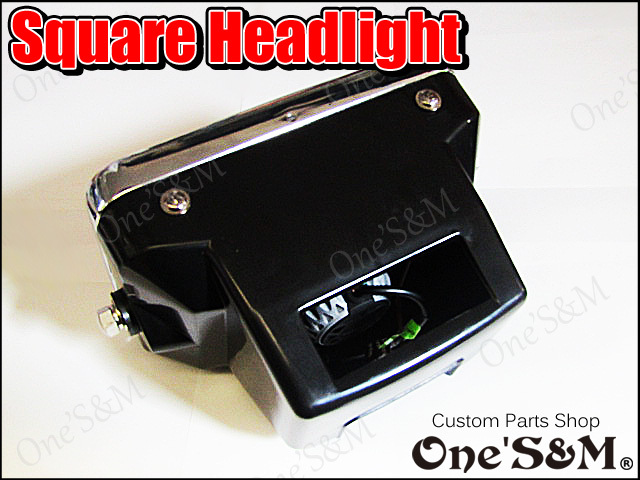角型ヘッドライト イエローレンズ 高品質LEDヘッドライトバルブ RGB 