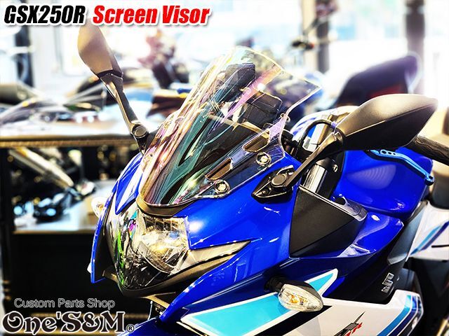 スクリーンバイザー フロントスクリーン GSX250R 2BK-DN11A - Online