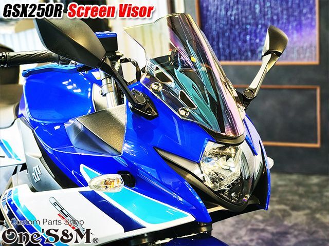 スクリーンバイザー フロントスクリーン GSX250R 2BK-DN11A - Online