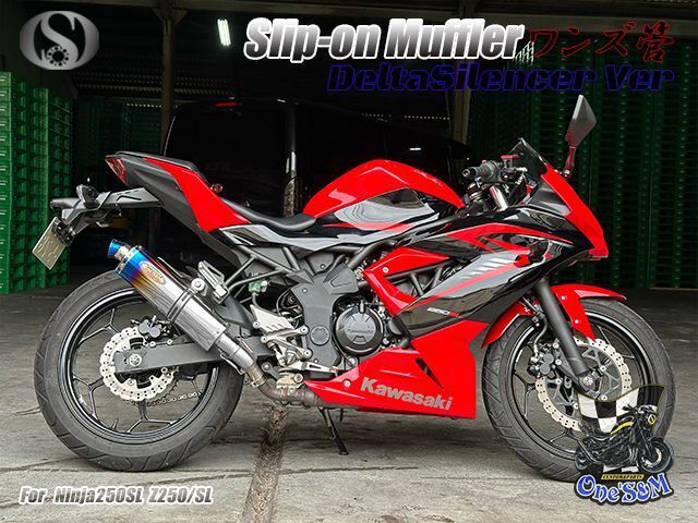 Ninja250SL Z250SL ニンジャ250SL 専用 スリップオンマフラー 選べるサイレンサー - Online Shopping  One'S&M®