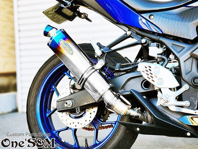 ☆YZF R25 MT25 MT03用 ワンズ管 ロングデルタサイレンサーVer スリップオンマフラーセット 純正マフラーエキパイ対応 -  Online Shopping One'S&M®